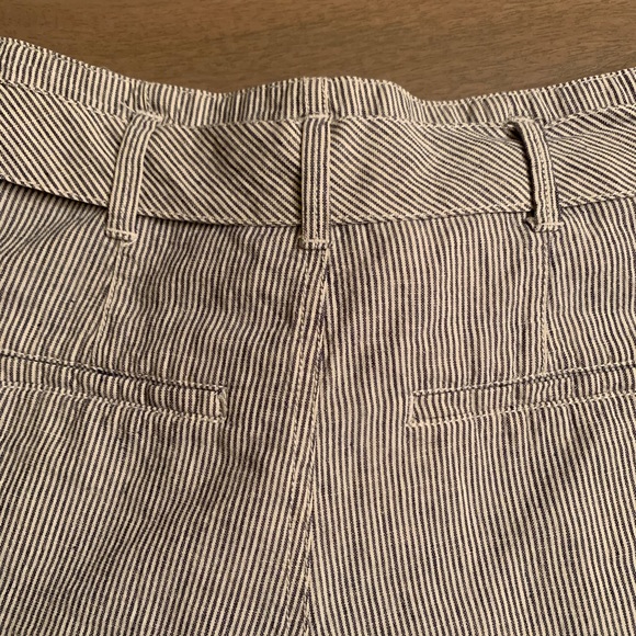 Abercrombie high waste, tie front striped shorts - Picture 5 of 6